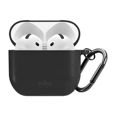 Apple AirPods (4. Gen.) PURO ICON Silikone Cover - Sort
