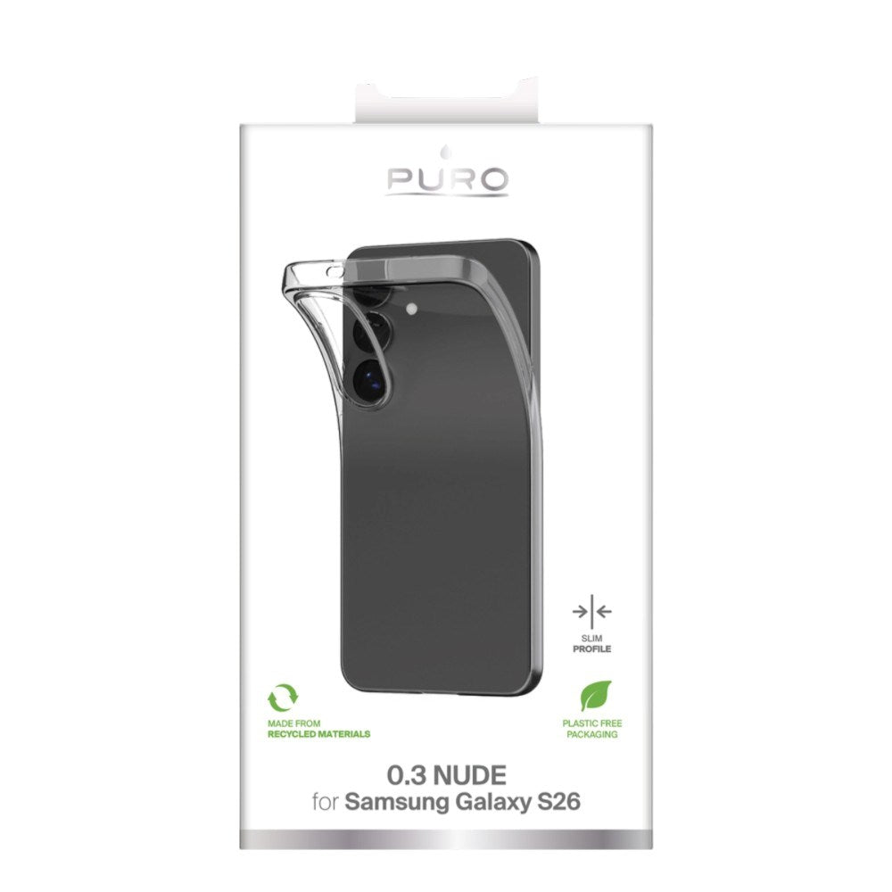 Samsung Galaxy S26 PURO NUDE Ultra Slim Cover 0.3mm - Gennemsigtig