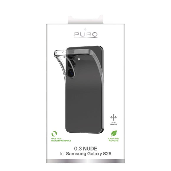 Samsung Galaxy S26 PURO NUDE Ultra Slim Cover 0.3mm - Gennemsigtig