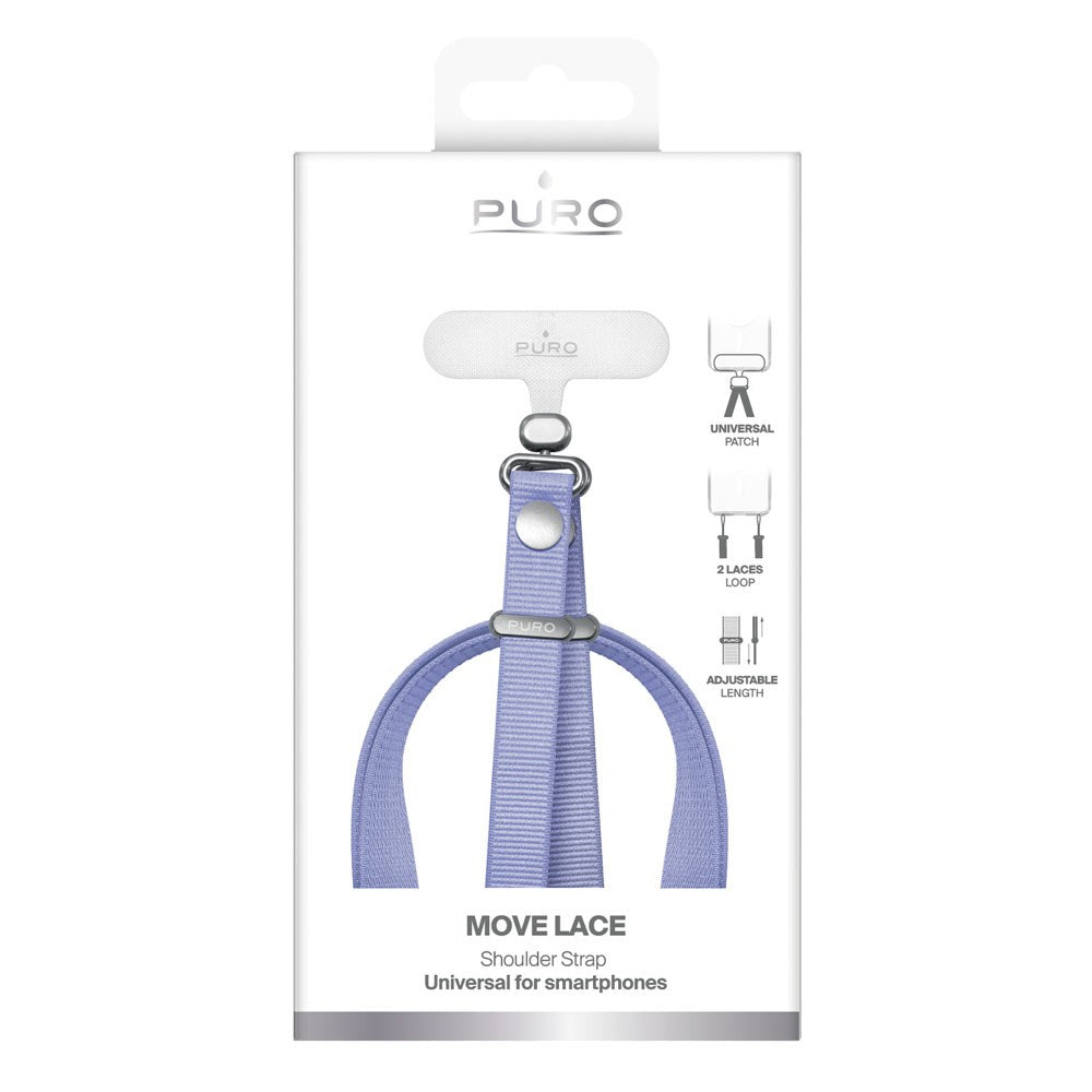 Puro Move Lace Mobilstrop m. Indlægsplade - Lilla