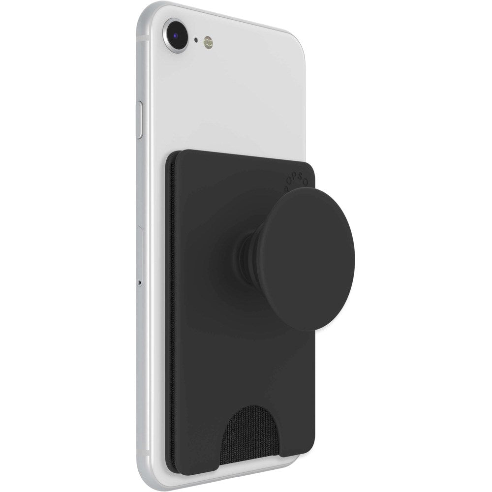 POPSOCKETS PopWallet+ 2-i-1 Kortholder Popsocket - Black