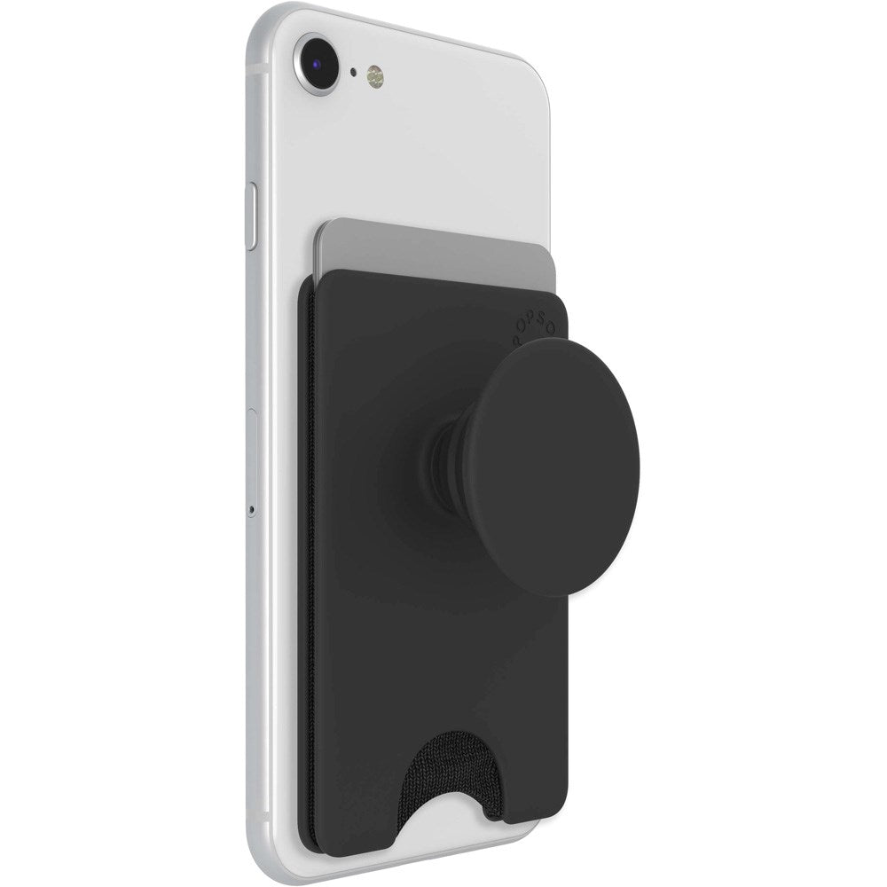 POPSOCKETS PopWallet+ 2-i-1 Kortholder Popsocket - Black