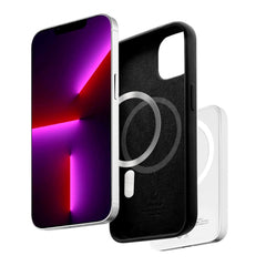 iPhone 13 Mini PURO ICON MAG Silikone Cover - MagSafe Kompatibel - Sort