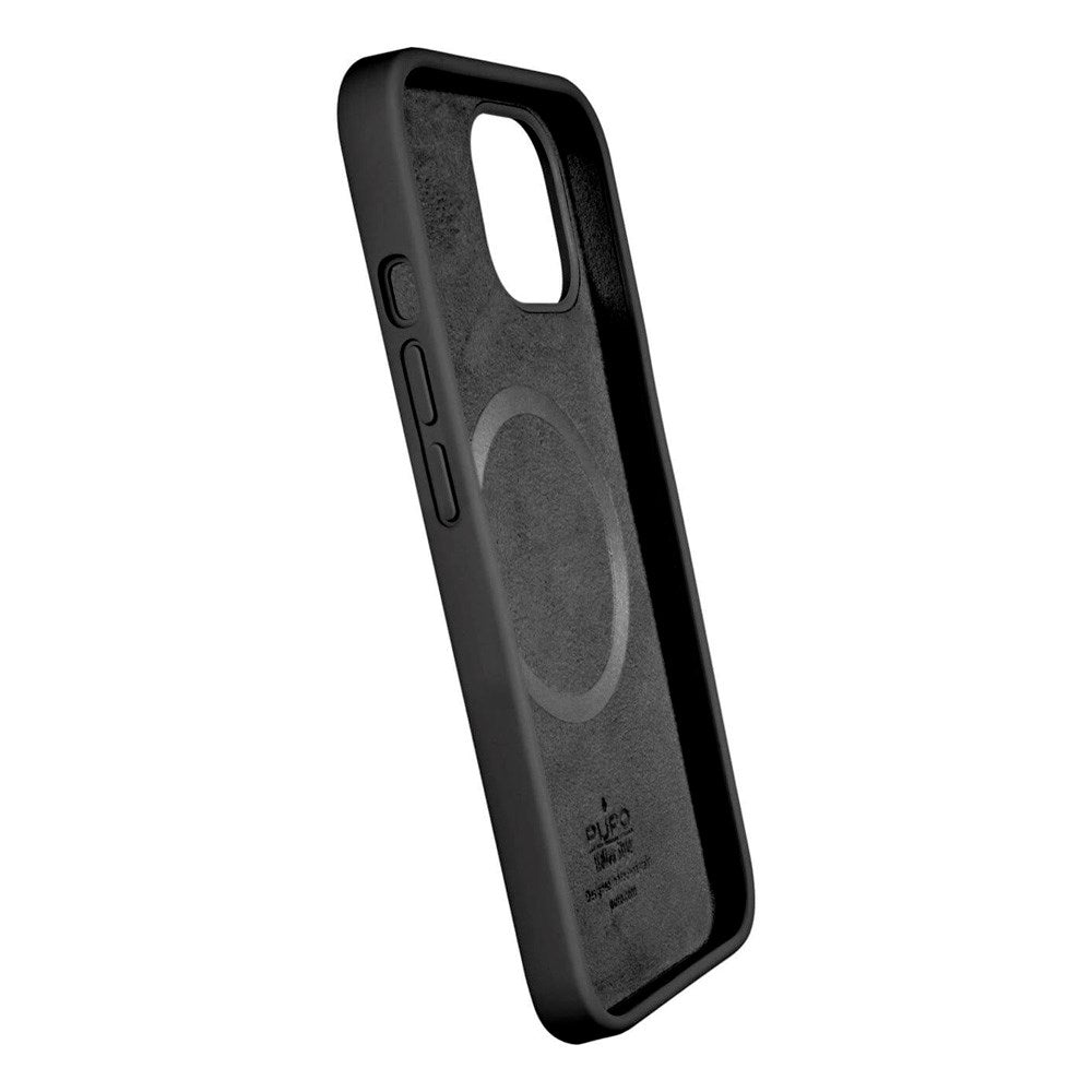 iPhone 13 Mini PURO ICON MAG Silikone Cover - MagSafe Kompatibel - Sort