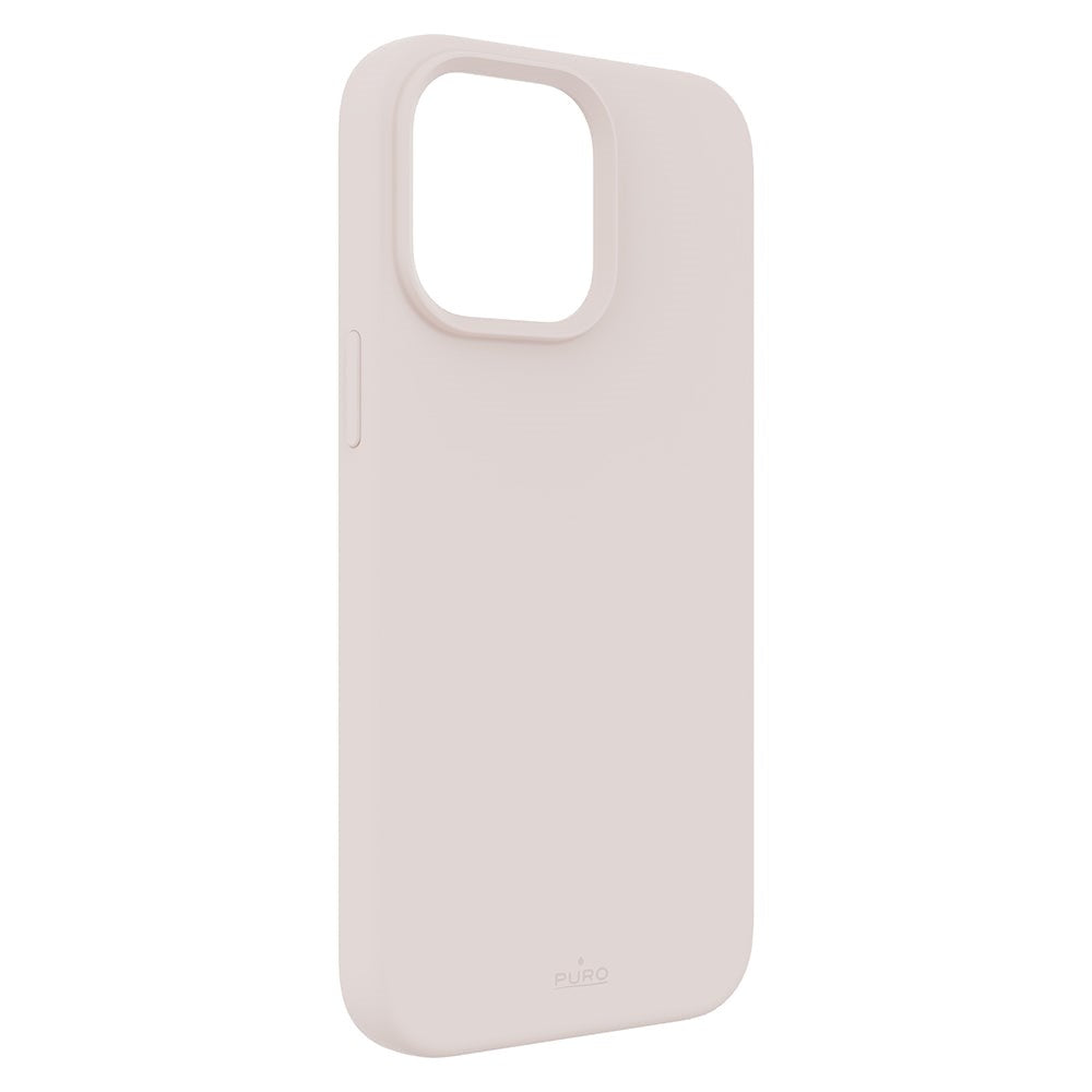 iPhone 14 Pro Puro Icon Mag Silikone Cover - MagSafe Cover - Lyserød