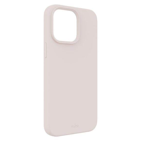 iPhone 14 Pro Puro Icon Mag Silikone Cover - MagSafe Cover - Lyserød