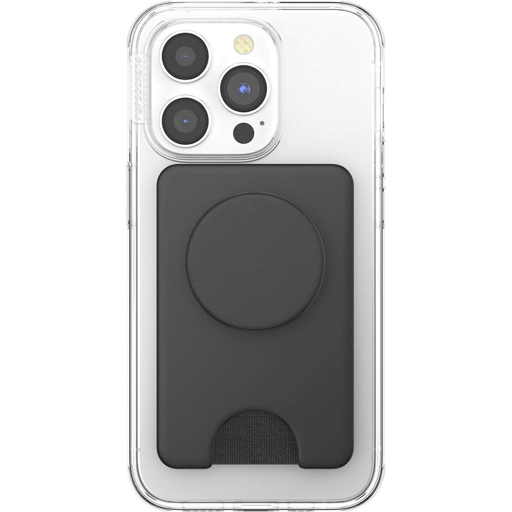 POPSOCKETS MagSafe Greb m. Kortholder - Sort