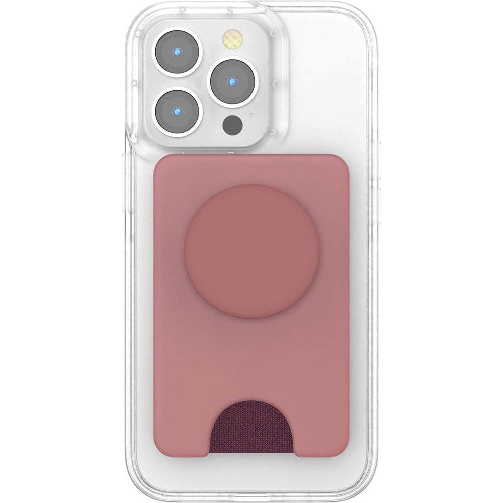 POPSOCKETS PopWallet Clay MagSafe Kortholder m. Standerfunktion
