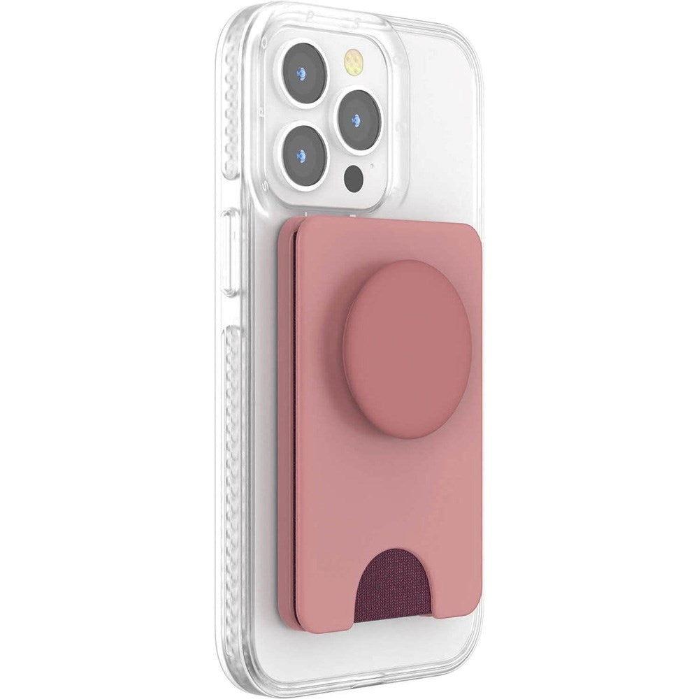 POPSOCKETS PopWallet Clay MagSafe Kortholder m. Standerfunktion