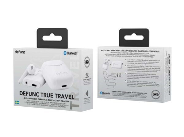 Defunc TRUE TRAVEL Bluetooth Hovedtelefoner - Hvid