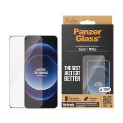 Xiaomi 14 Ultra - PanzerGlass Ultra-Wide Fit Skærmbeskyttelsesglas - Gennemsigtig