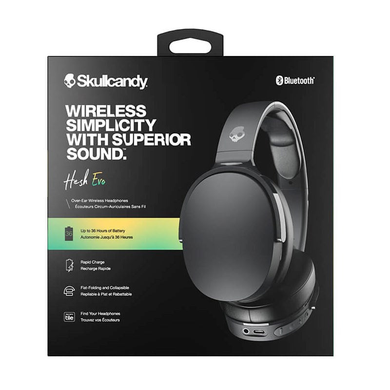 Skullcandy Hesh EVO Bluetooth Over-Ear Hovedtelefoner - Sort