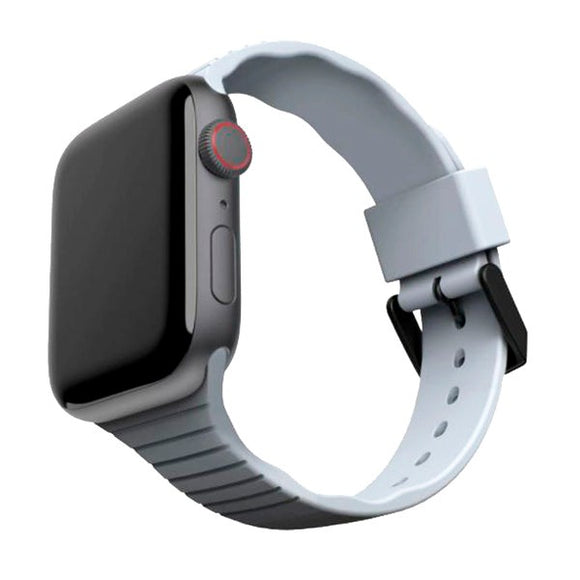 Apple Watch (42/44/SE/45/46/49mm) UAG [U] Aurora Silikone Rem - Soft Blue