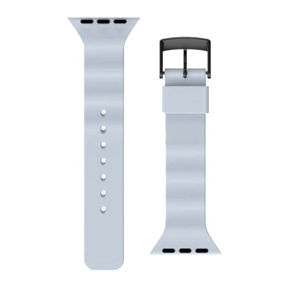 Apple Watch (42/44/SE/45/46/49mm) UAG [U] Aurora Silikone Rem - Soft Blue