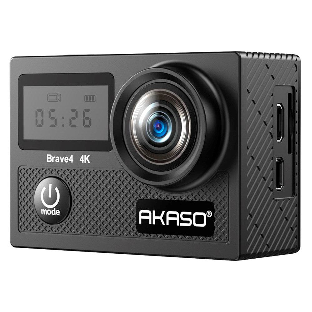 AKASO Brave 4 Action Kamera - Ultra HD 4K - Sort