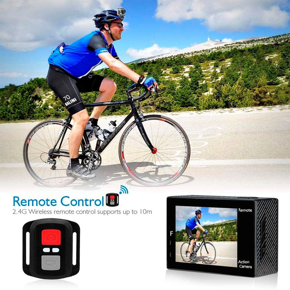 AKASO Brave 4 Action Kamera - Ultra HD 4K - Sort