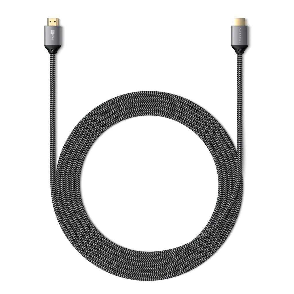Satechi Ultra High Speed 8K HDMI til HDMI 2m - Grå / Sort