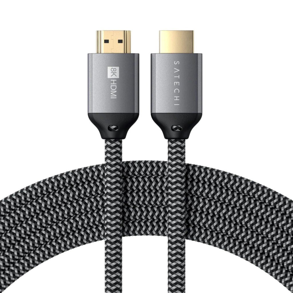 Satechi Ultra High Speed 8K HDMI til HDMI 2m - Grå / Sort