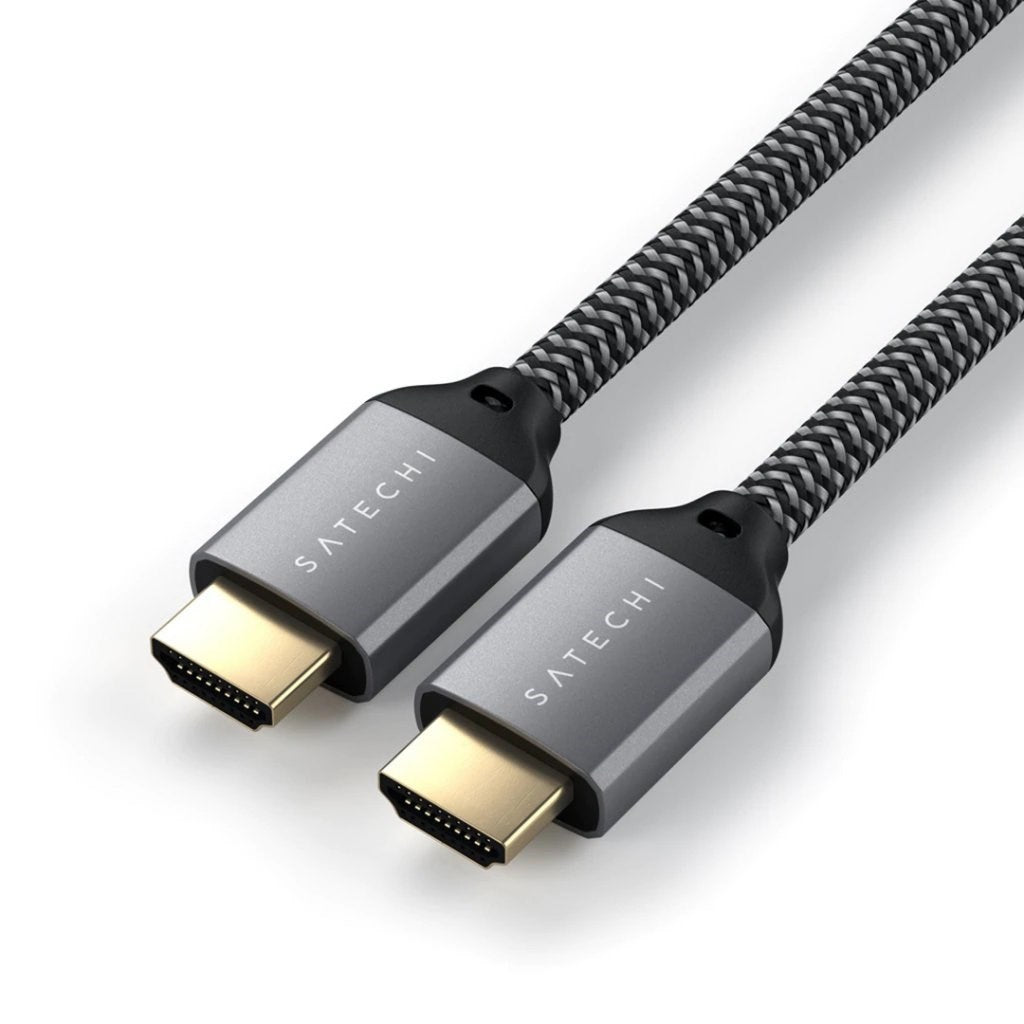 Satechi Ultra High Speed 8K HDMI til HDMI 2m - Grå / Sort