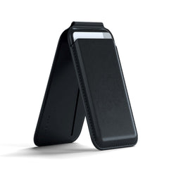 Satechi Magnetisk Læder Kortholder m. Ståfunktion - MagSafe Komptibel - Sort