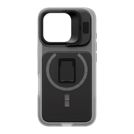 iPhone 16 Pro PolarPro LiteChaser 16 Pro Cover - MagSafe Kompatibel - Gennemsigtig / Sort