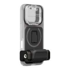 iPhone 16 Pro PolarPro LiteChaser 16 Pro Cover - MagSafe Kompatibel - Gennemsigtig / Sort