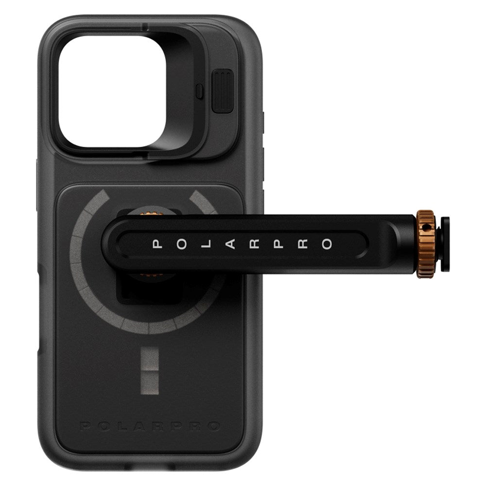 PolarPro LiteChaser 16 Vertical IG Mount m. Cold Shoe Beslag - Sort