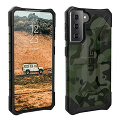 Samsung Galaxy S21+ (Plus) UAG PATHFINDER SE Series Cover - Forrest Camo - Grøn Camo