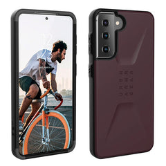Samsung Galaxy S21+ (Plus) UAG CIVILIAN Series Cover - Eggplant - Rød