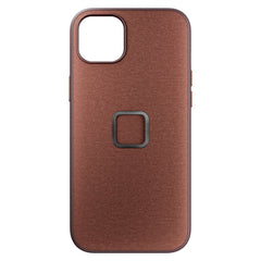 iPhone 15 Plus Peak Design Stof Cover m. SlimLink Beslag - MagSafe Kompatibel - Redwood