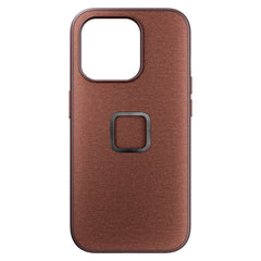 iPhone 15 Pro Peak Design Stof Cover m. SlimLink Beslag - MagSafe Kompatibel - Redwood