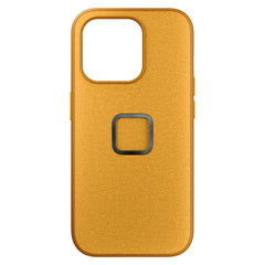 iPhone 15 Pro Peak Design Stof Cover m. SlimLink Beslag - MagSafe Kompatibel - Sun