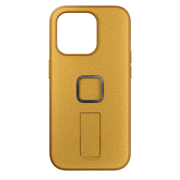iPhone 15 Pro Peak Design Stof Cover V2 m. SlimLink Beslag & Finger Loop - MagSafe Kompatibel - Sun