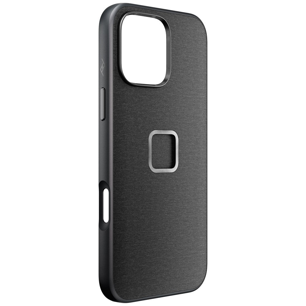 iPhone 16 Pro Max Peak Design Stof Cover m. SlimLink Beslag - MagSafe Kompatibel - Charcoal