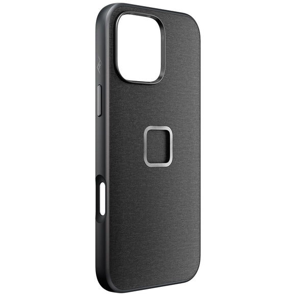iPhone 16 Pro Max Peak Design Stof Cover m. SlimLink Beslag - MagSafe Kompatibel - Charcoal