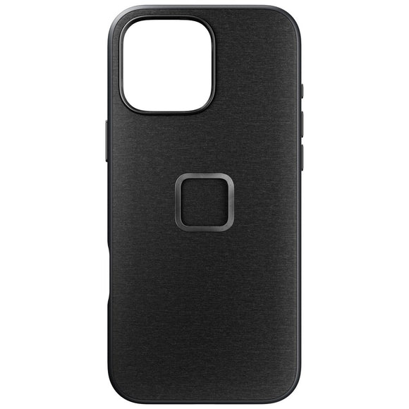 iPhone 16 Pro Max Peak Design Stof Cover m. SlimLink Beslag - MagSafe Kompatibel - Charcoal