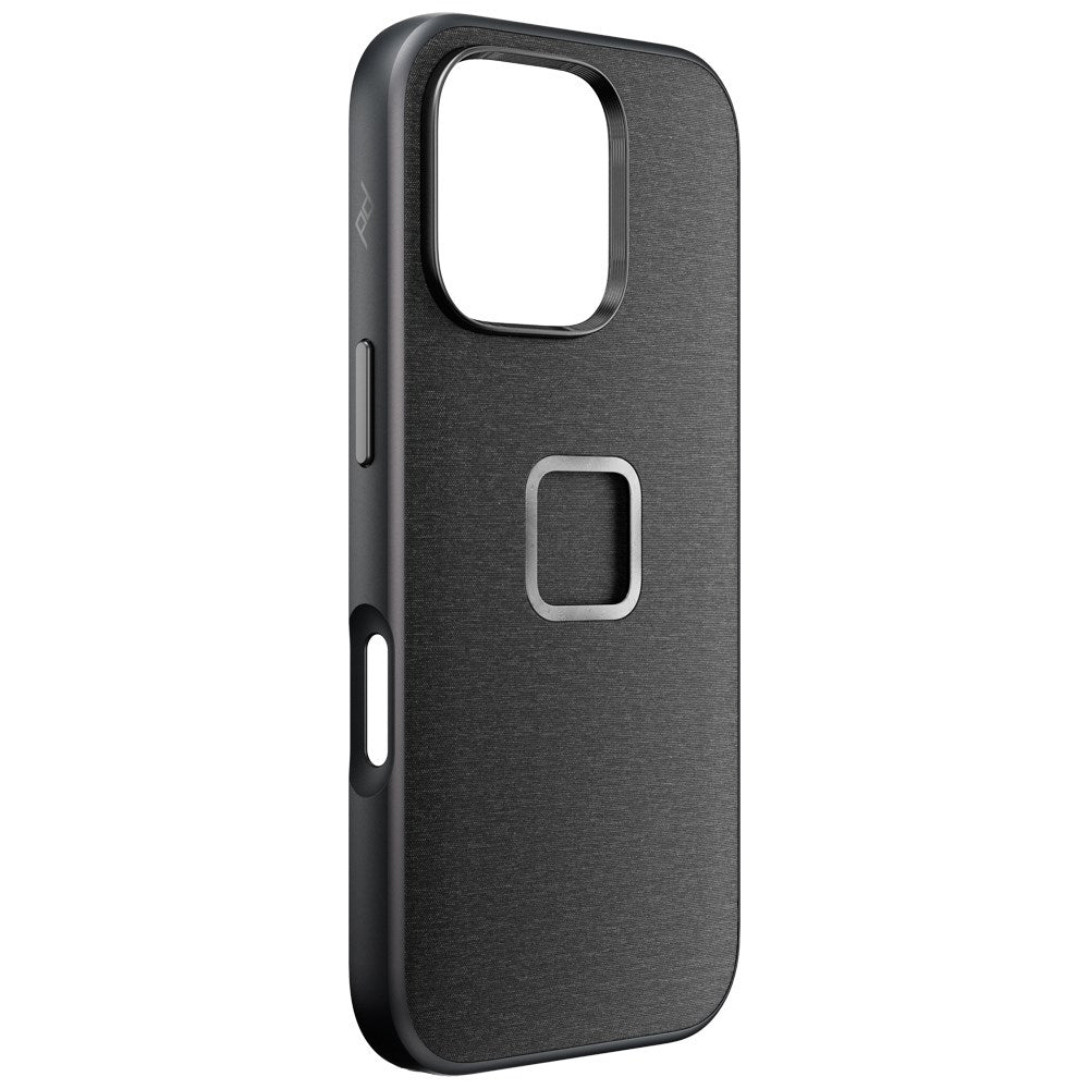 iPhone 16 Pro Peak Design Stof Cover m. SlimLink Beslag - MagSafe Kompatibel - Charcoal