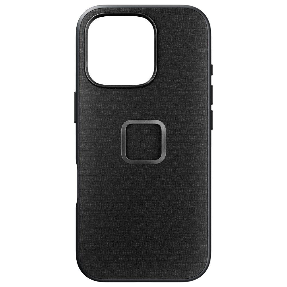 iPhone 16 Pro Peak Design Stof Cover m. SlimLink Beslag - MagSafe Kompatibel - Charcoal