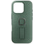 iPhone 16 Pro Peak Design Stof Cover m. SlimLink Beslag & Finger Loop - MagSafe Kompatibel - Sage