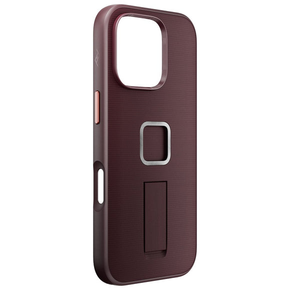 iPhone 16 Pro Peak Design Stof Cover m. SlimLink Beslag & Finger Loop - MagSafe Kompatibel - Eclipse