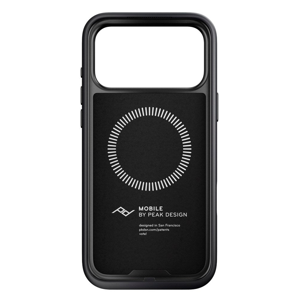 iPhone 17 Pro Max Peak Design Everyday Fabric Cover - MagSafe Kompatibel - Black