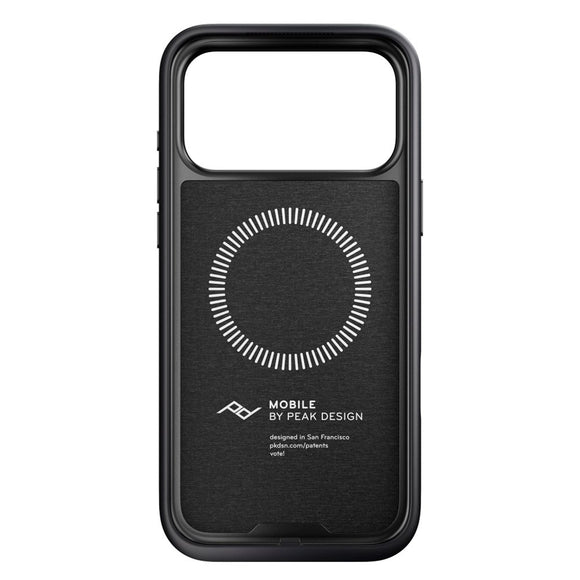 iPhone 17 Pro Max Peak Design Everyday Fabric Cover - MagSafe Kompatibel - Charcoal