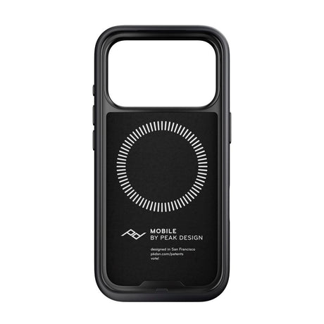 iPhone 17 Pro Peak Design Everyday Fabric Cover - MagSafe Kompatibel - Black