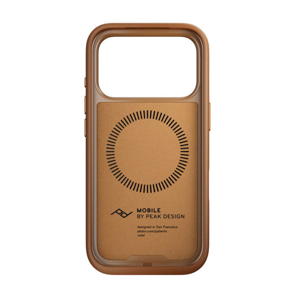 iPhone 17 Pro Peak Design Everyday Fabric Cover - MagSafe Kompatibel - Tan