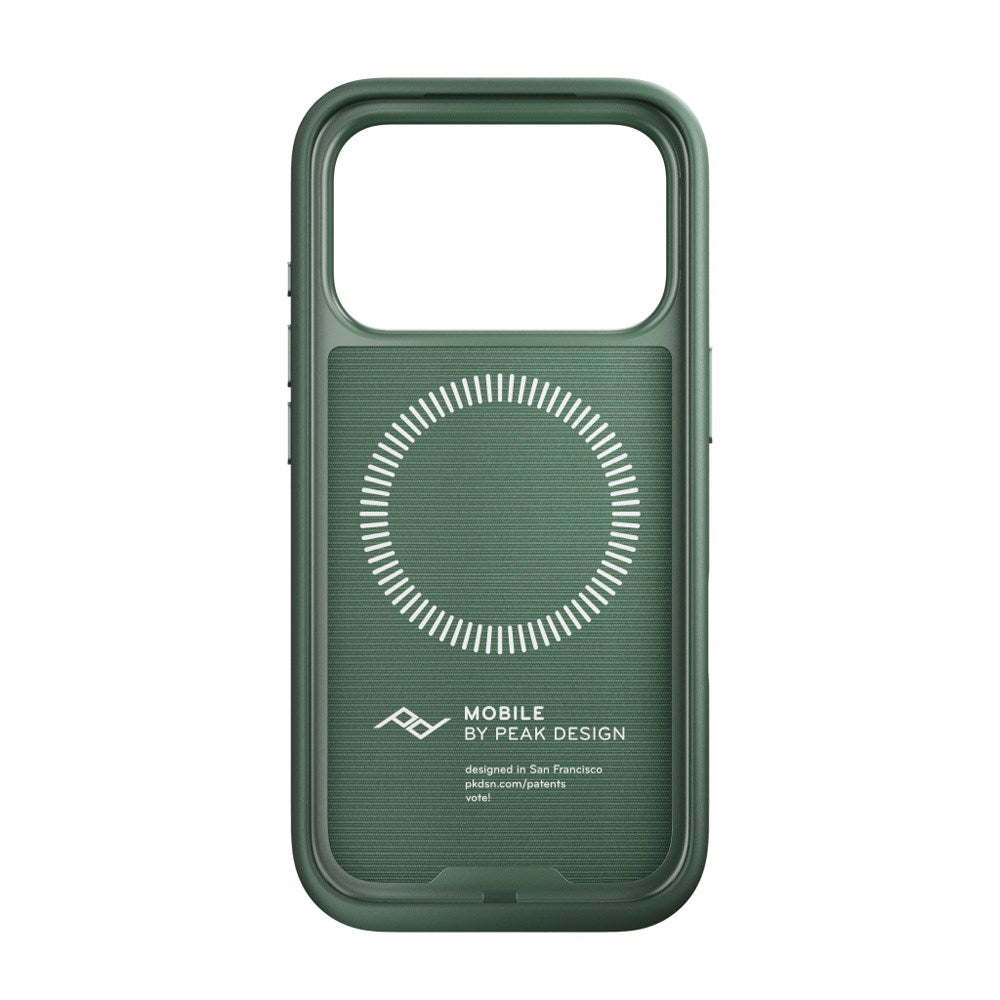 iPhone 17 Pro Peak Design Everyday Fabric Cover - MagSafe Kompatibel - Sage
