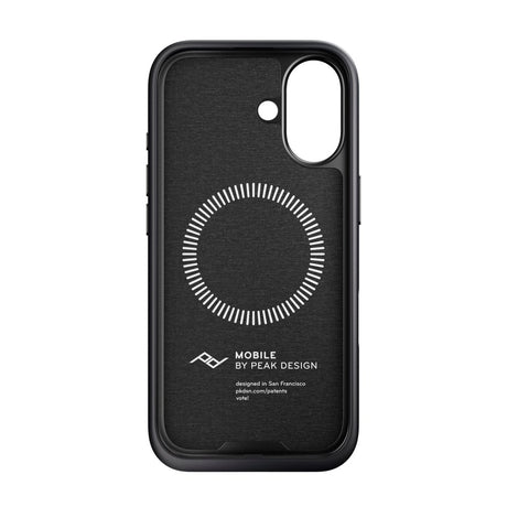iPhone 17 Peak Design Everyday Fabric Cover - MagSafe Kompatibel - Charcoal