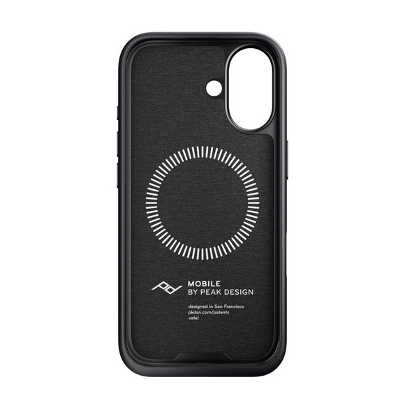 iPhone 17 Peak Design Everyday Fabric Cover - MagSafe Kompatibel - Charcoal