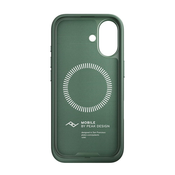 iPhone 17 Peak Design Everyday Fabric Cover - MagSafe Kompatibel - Sage