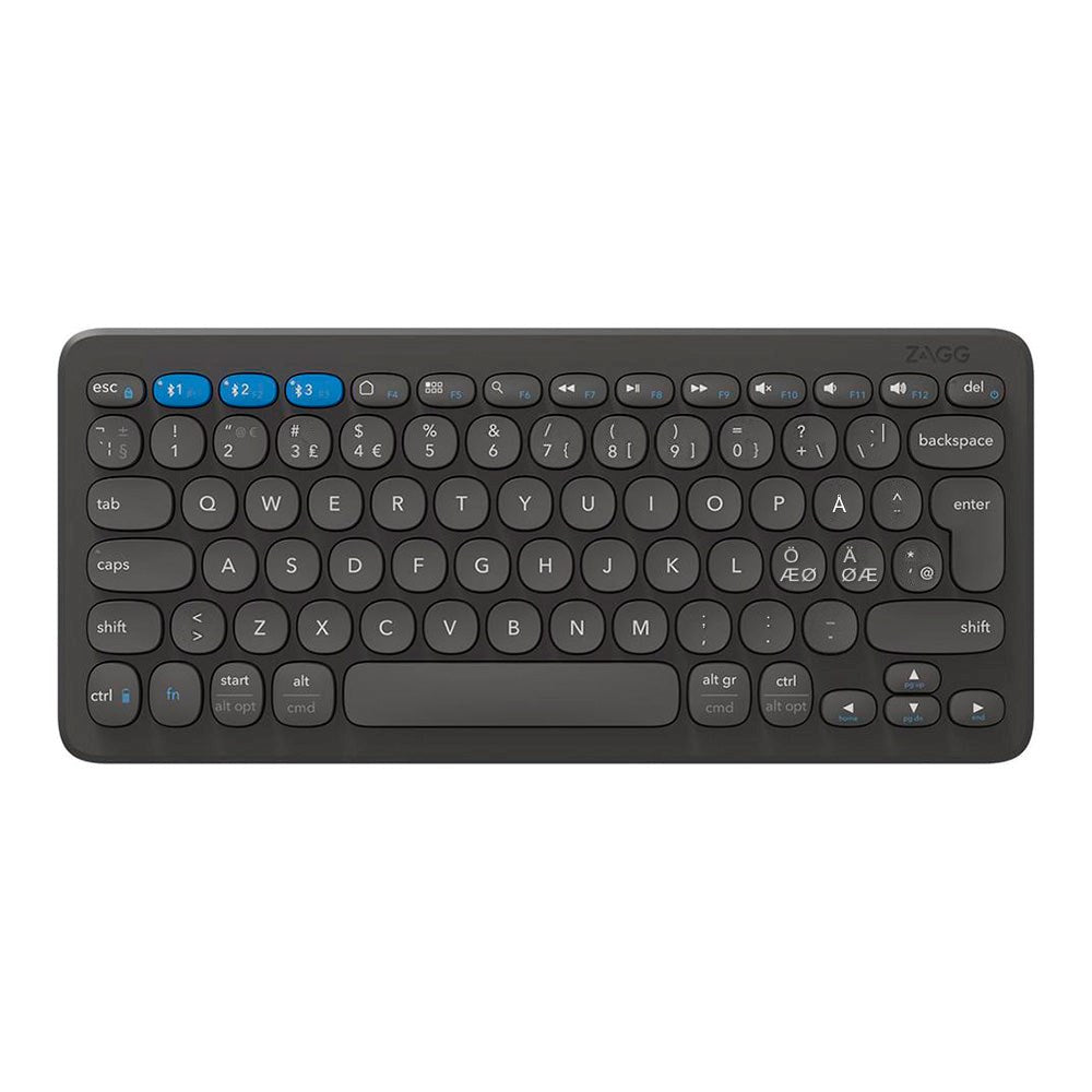 ZAGG Pro 12" Universal Bluetooth Tastatur - (Dansk) - Sort