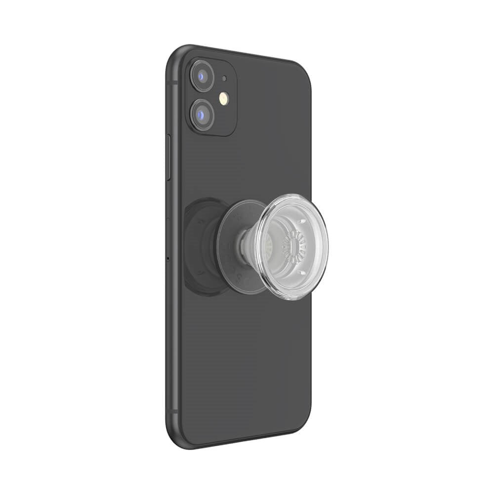 POPSOCKETS PopGrip Clear Aftageligt Greb m. Standerfunktion